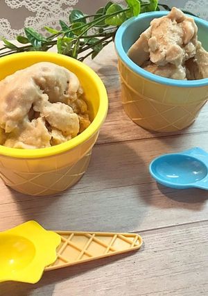 バナナきな粉アイス◎豆腐と蜂蜜入り♪-レシピのメイン写真