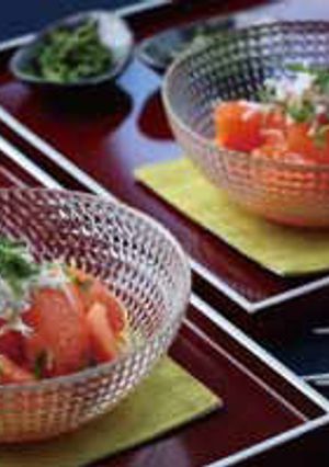 冷製トマトの薬味ソースがけ-レシピのメイン写真