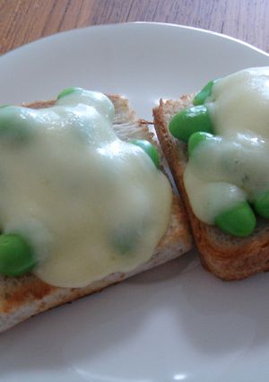 枝豆チーズトースト-レシピのメイン写真