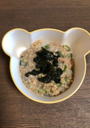 離乳食後期〜完了期に☆栄養満点ネバネバ丼-レシピのメイン写真