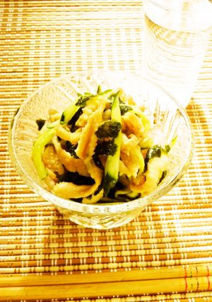☺簡単おつまみ♪さっぱり鶏皮ポン酢☺-レシピのメイン写真
