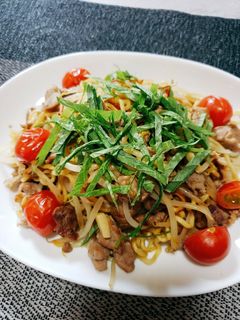 夏ピッタリ♪エスニック風な焼きそばー!-レシピのメイン写真