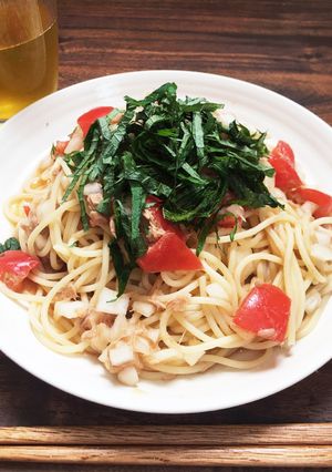 さっぱりポン酢の冷製パスタ-レシピのメイン写真