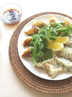 ラムパクチー餃子-レシピのメイン写真