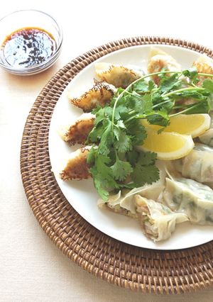 ラムパクチー餃子-レシピのメイン写真