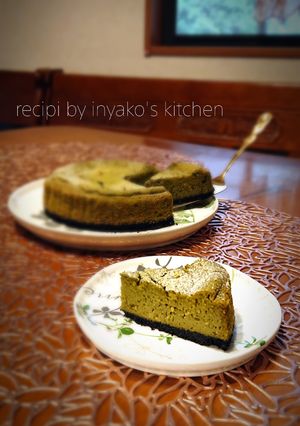 ちょこっとスフレ感*簡単抹茶チーズケーキ-レシピのメイン写真