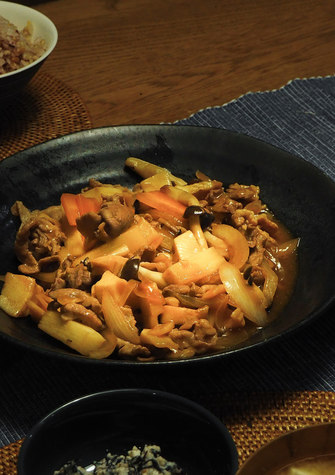たっぷり野菜と豚肉のオイスターソース炒め-レシピのメイン写真