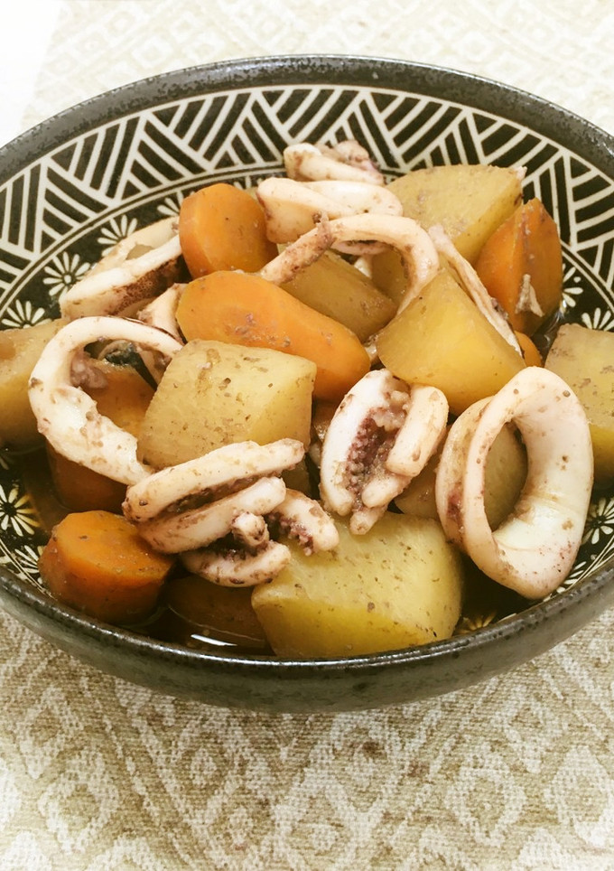 まるごとイカの煮物-レシピのメイン写真