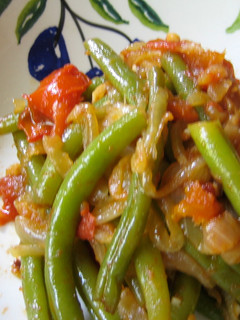 さやいんげんとトマトの蒸し煮-レシピのメイン写真