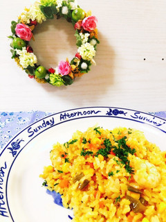 簡単美味し〜いカレーピラフ♪-レシピのメイン写真