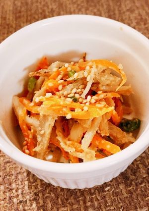 【りんご酢で】ごぼうとしめじのサラダ-レシピのメイン写真