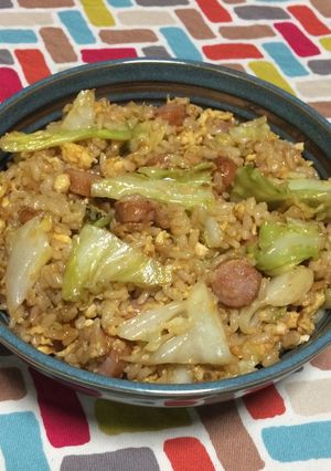 超簡単☆がっつり食べれるソース炒飯♪♪♪-レシピのメイン写真
