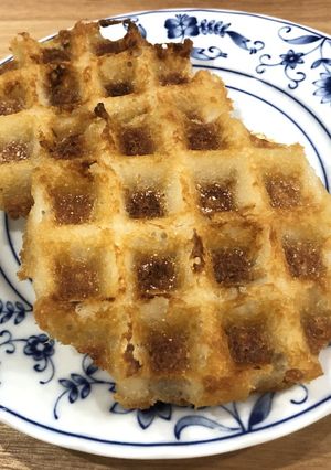 ワッフルメーカーでハッシュポテト-レシピのメイン写真