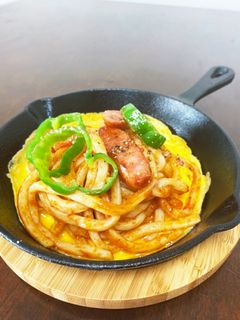 もちもち♡うどんナポリタン-レシピのメイン写真