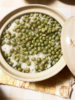 えんどう豆ご飯　-レシピのメイン写真