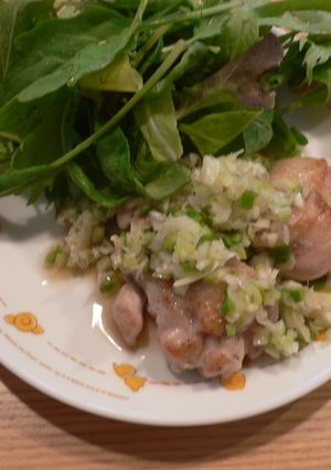 ねぎダレで食べる鶏肉のソテー-レシピのメイン写真