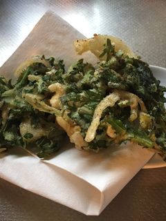 春菊と玉ねぎのかき揚げ-レシピのメイン写真
