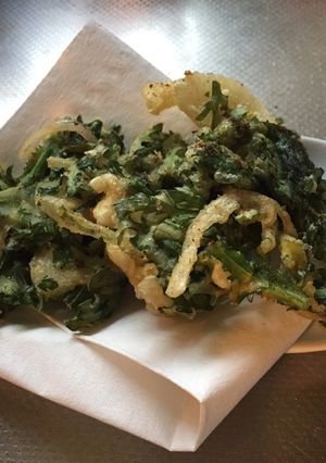 春菊と玉ねぎのかき揚げ-レシピのメイン写真
