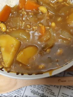 大豆入りカレー-レシピのメイン写真