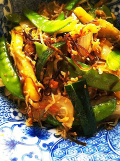 ヘビロテ☺️梅と塩昆布の野菜炒め-レシピのメイン写真