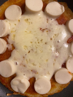 お好み焼き粉でピザ風-レシピのメイン写真