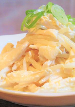 鶏むね肉ともやしのさっぱりマヨポンサラダ-レシピのメイン写真
