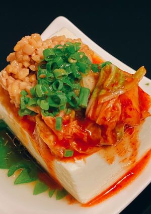 キムチ納豆冷奴-レシピのメイン写真
