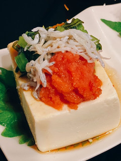 野沢菜しらす明太冷奴-レシピのメイン写真