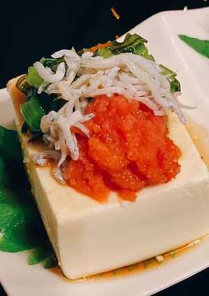 野沢菜しらす明太冷奴-レシピのメイン写真