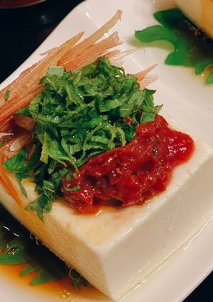 梅ミョウガ大葉の冷奴-レシピのメイン写真
