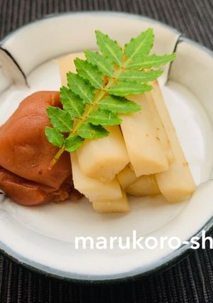 さっぱりな牛蒡の梅煮-レシピのメイン写真