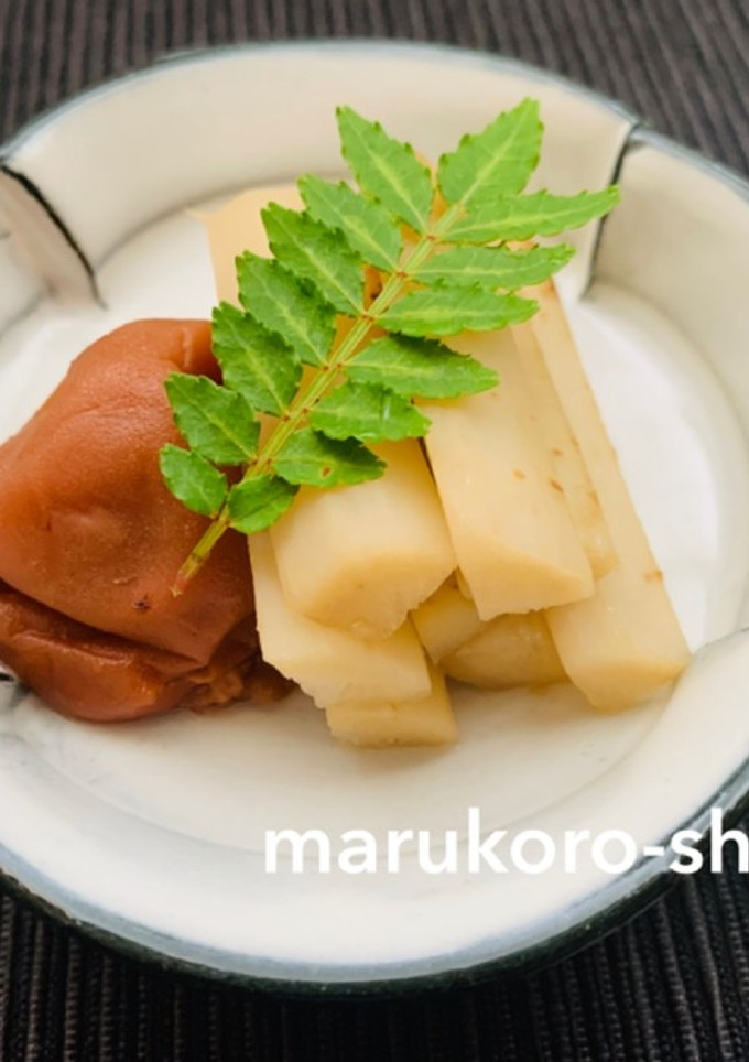 さっぱりな牛蒡の梅煮-レシピのメイン写真