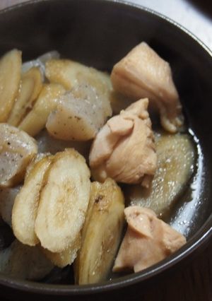 いつものこんにゃくゴボウ鶏肉の煮物-レシピのメイン写真