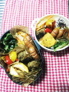 パパ&ママ弁当♡ダイエット弁当6/5-レシピのメイン写真