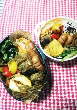パパ&ママ弁当♡ダイエット弁当6/5-レシピのメイン写真