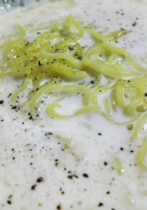 ミルク塩ラーメン。(笑)-レシピのメイン写真