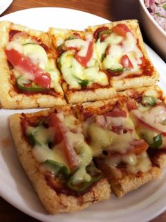 簡単◎油揚げピザ-レシピのメイン写真