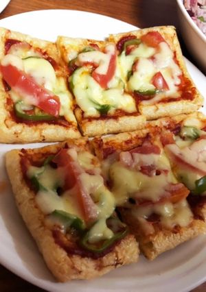簡単◎油揚げピザ-レシピのメイン写真