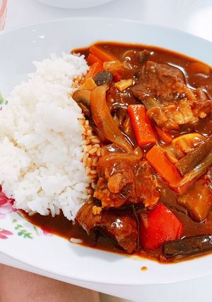 牛すじトロトロカレー！！-レシピのメイン写真