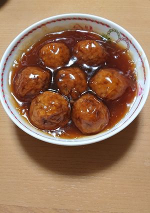 肉団子の甘酢あんかけ-レシピのメイン写真