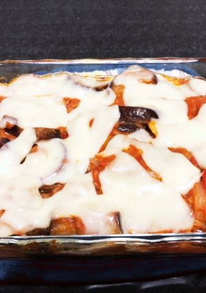 ツナとナスのトマトチーズ焼き-レシピのメイン写真