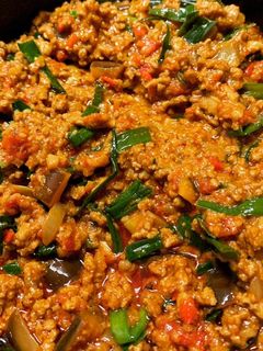 ニラキーマカレー-レシピのメイン写真