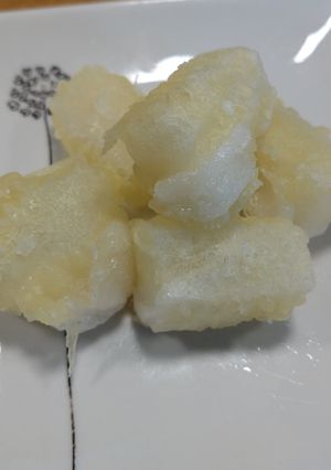 お餅の天ぷら-レシピのメイン写真