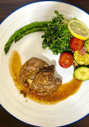 マグロのホホ肉ステーキ-レシピのメイン写真