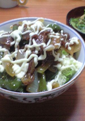 野菜も一緒に豚丼！-レシピのメイン写真