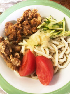 豚肉竜田冷やしうどん-レシピのメイン写真