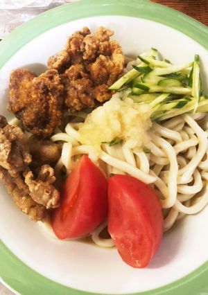 豚肉竜田冷やしうどん-レシピのメイン写真