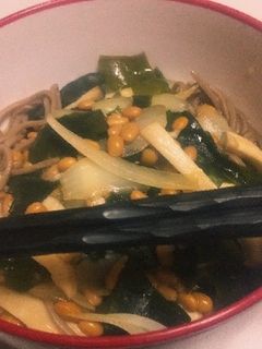 ネバネバあったかお蕎麦-レシピのメイン写真