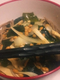 ネバネバあったかお蕎麦-レシピのメイン写真