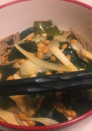 ネバネバあったかお蕎麦-レシピのメイン写真